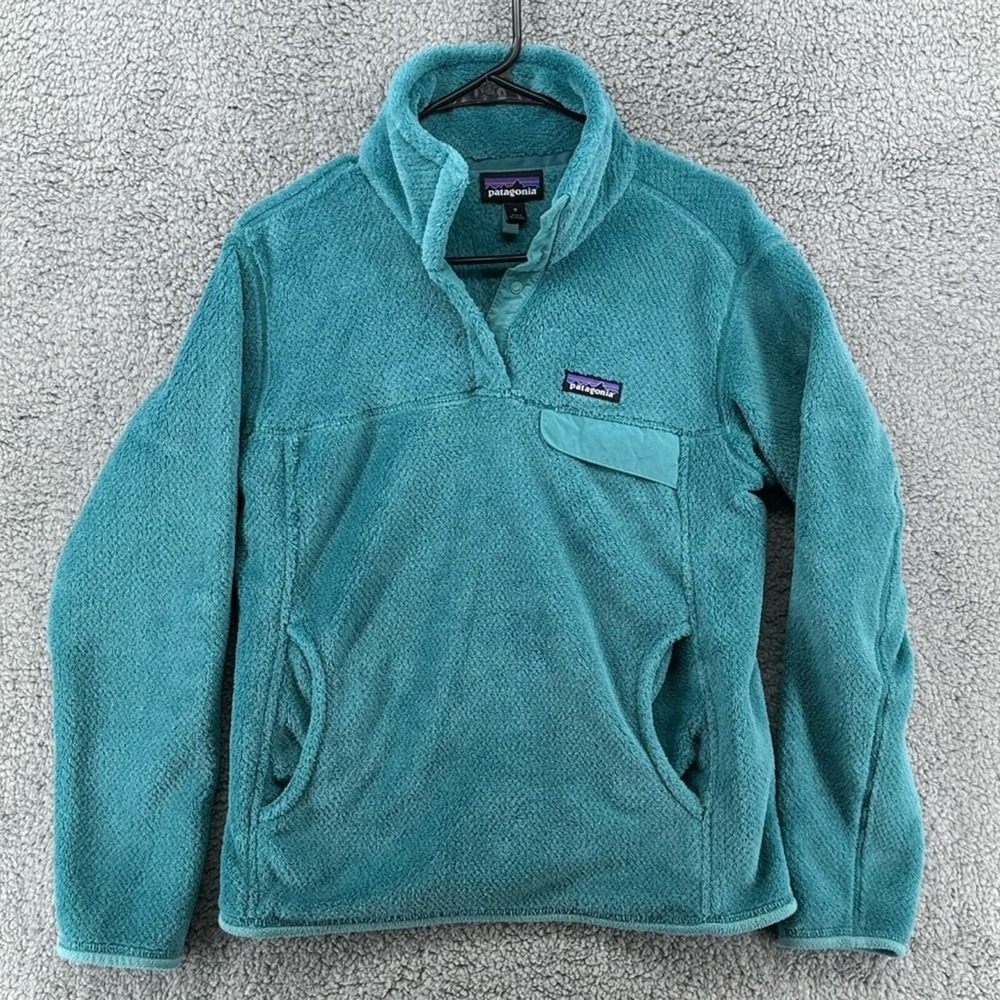 Patagonia Re-Tool 1/4 Button Snap-T Fleece Pullover Women's Sz Medium